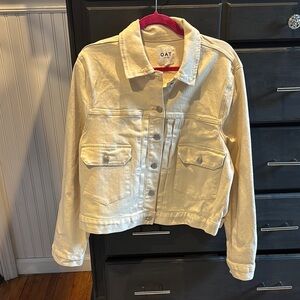 OAT Cream Denim Jacket